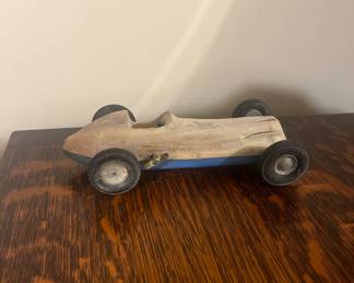Vintage Wind-up Plastic Race Car