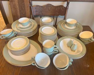 Taylor Smith & Taylor Classic
Heritage Celadon Green China set