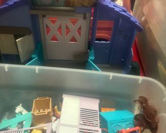 Barn with lots of accessories 