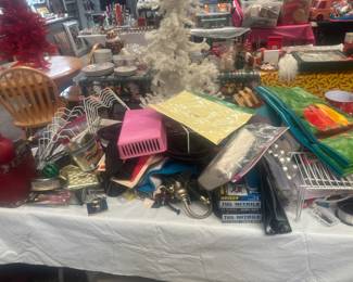 Phillip’s famous $ table!  He has 2 tables this sale!!!