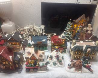 Dickens lighted Christmas Village 