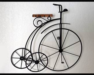 Metal Bicycle Wall Sculpture