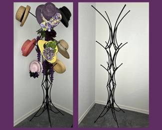 Tall Metal Rack for Hats Purses Scarves Anything