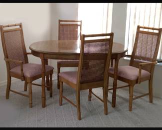 Broyhill Faux Bamboo Dinette Set
