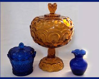 Large EL Smith Moon and Stars Candy Dish