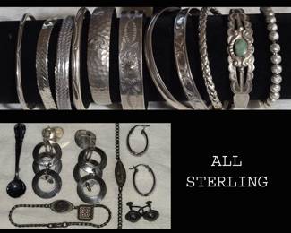 All Sterling Bangles, Cuffs and More