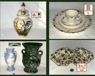 MCI Japan Ginger Jar, Copeland Spode Tea Set