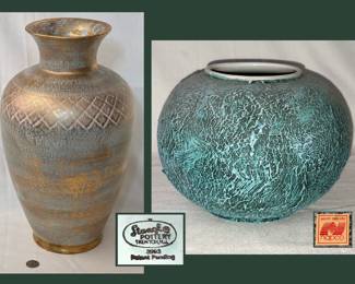 Vintage Stangl Pottery Vase and Napco Vase