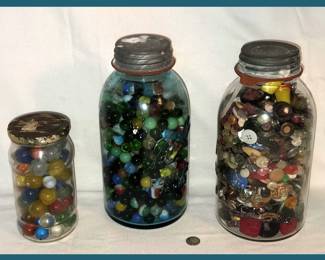 Loads of Marbles and Buttons