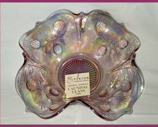 Fenton Original Formula Carnival Glass Bowl