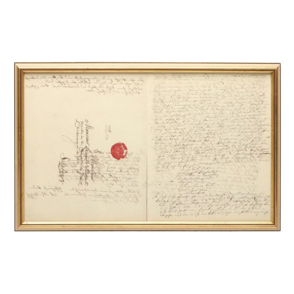 Facsimile Leopold Mozart Letter