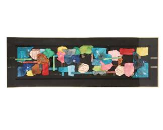 Abstract Mixed Media Composition "Color Me Collage II"