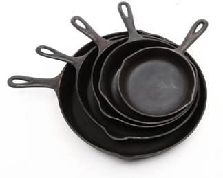 Ohio Made Wagner Ware Cast Iron Skillets
