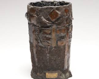 Salvaged Material Vase from the Wreckage of the S.S. Larchmont, Mid-20th Century