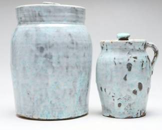 Art Pottery Ceramic Kitchen Jars