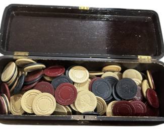 Vintage Poker Chips 