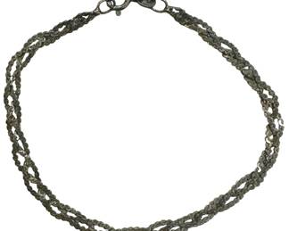 Sterling Silver Chain Bracelet 