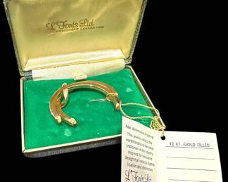 12KT Gold Filled Brooch 