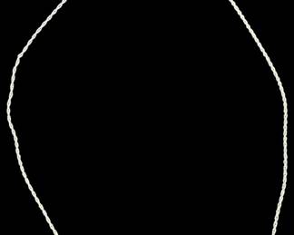 14K White Gold Necklace 