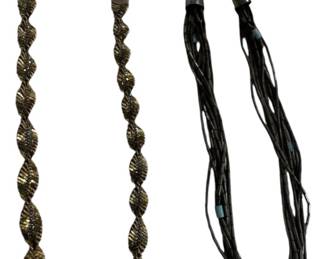 Two Vintage Sterling Silver Bracelets 