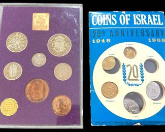 UK and Israeli Coin Sets 