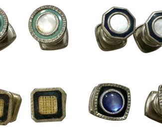 Art Deco Snap Link Cufflinks 