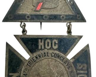 Antique Knights Templar Medal 