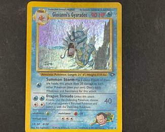 Giovanni's Gyarados Pokemon Card