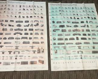 Vintage Stendig Furniture Posters