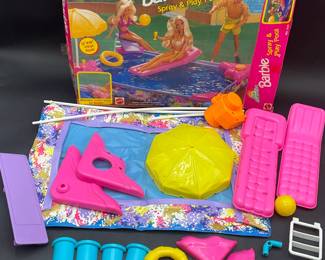Barbie Spray & Play Pool Playset