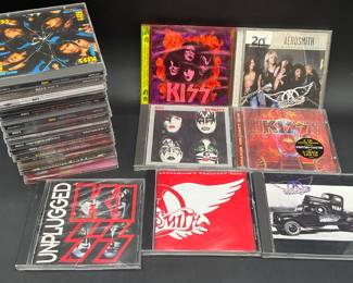 KISS & Aerosmith CD's