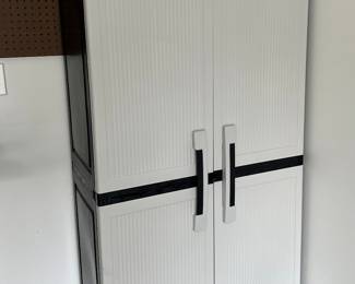 Plastic storage cabinet