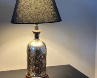 Mercury glass lamp