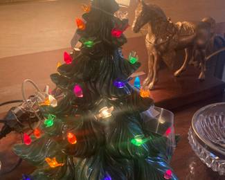 Found some lights and a star.