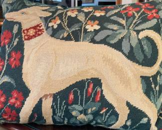 Needlepoint pillow