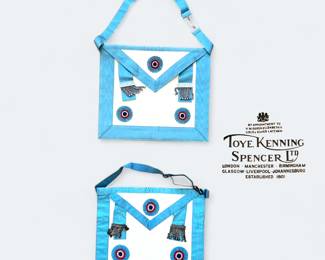 Masonic Lodge Master Mason Apron Qty (2)