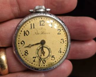 Vintage New Haven Pocket Watch