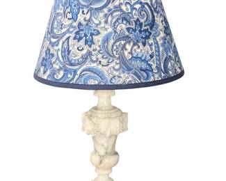 Antique Marble Lamp Qty (2)