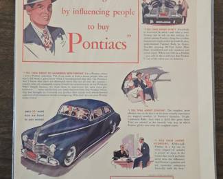 Vintage Pontiac Poster