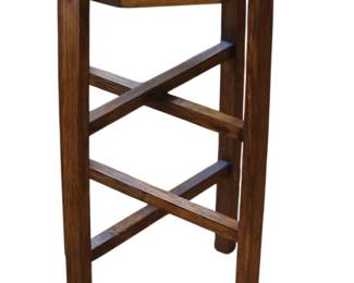 Antique Oak Plant Stand