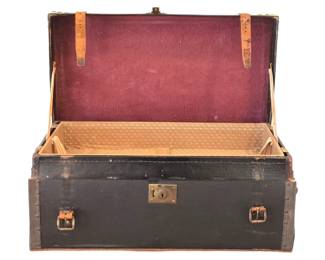 Antique Trunk with removable Shelf