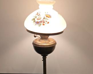 Antique Electric Brass Table Lamp
