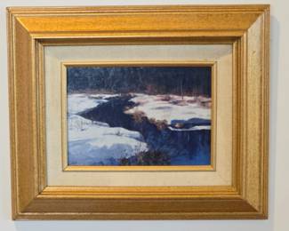 Winter Landscape Painting