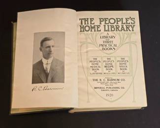 The People's Home Library by RC Barnum Co