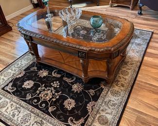 Many Rugs and Great Furniture