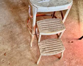 Antique Kitchen Step Stool