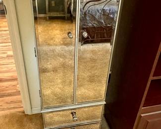 Pier One Mirrored Jewelry Cabinet