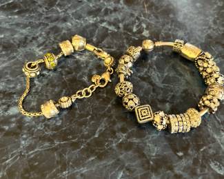 Brighton and Pandora Sterling Bracelets 