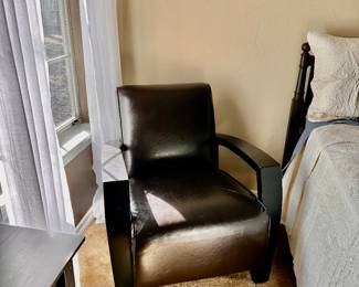 Chair with Black Laquer Arms