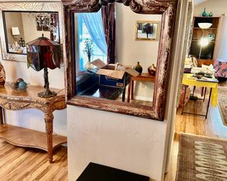 Antique Mirror
Small table